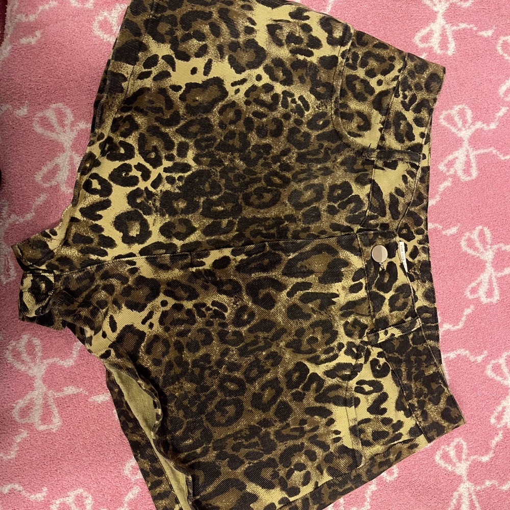 Leopard Print Women's Shorts